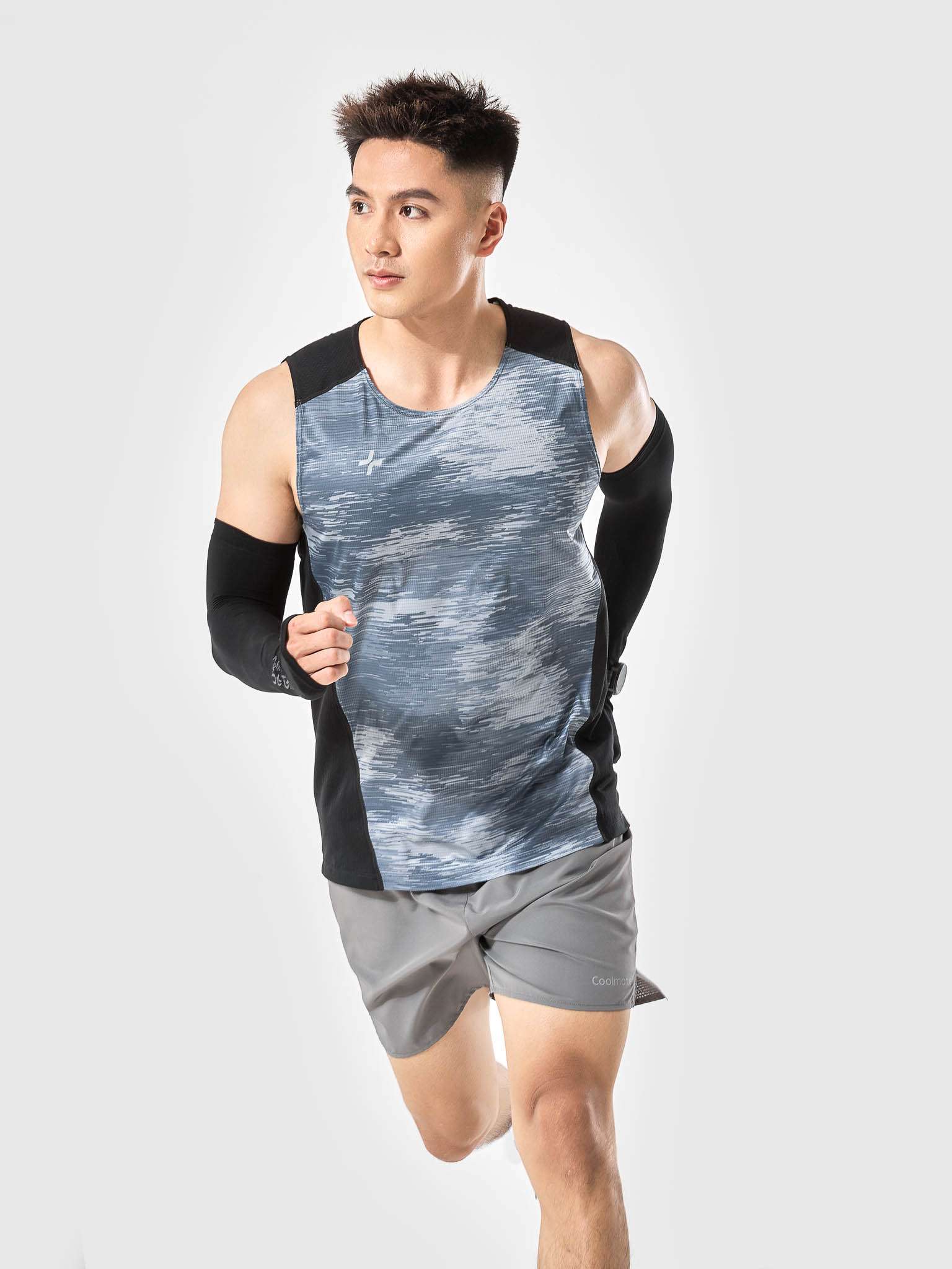 Áo Singlet chạy bộ Advanced Vent Tech Graphic Camo - undefined
