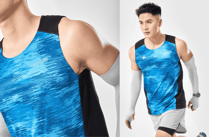 Áo Singlet chạy bộ Advanced Vent Tech Graphic Camo