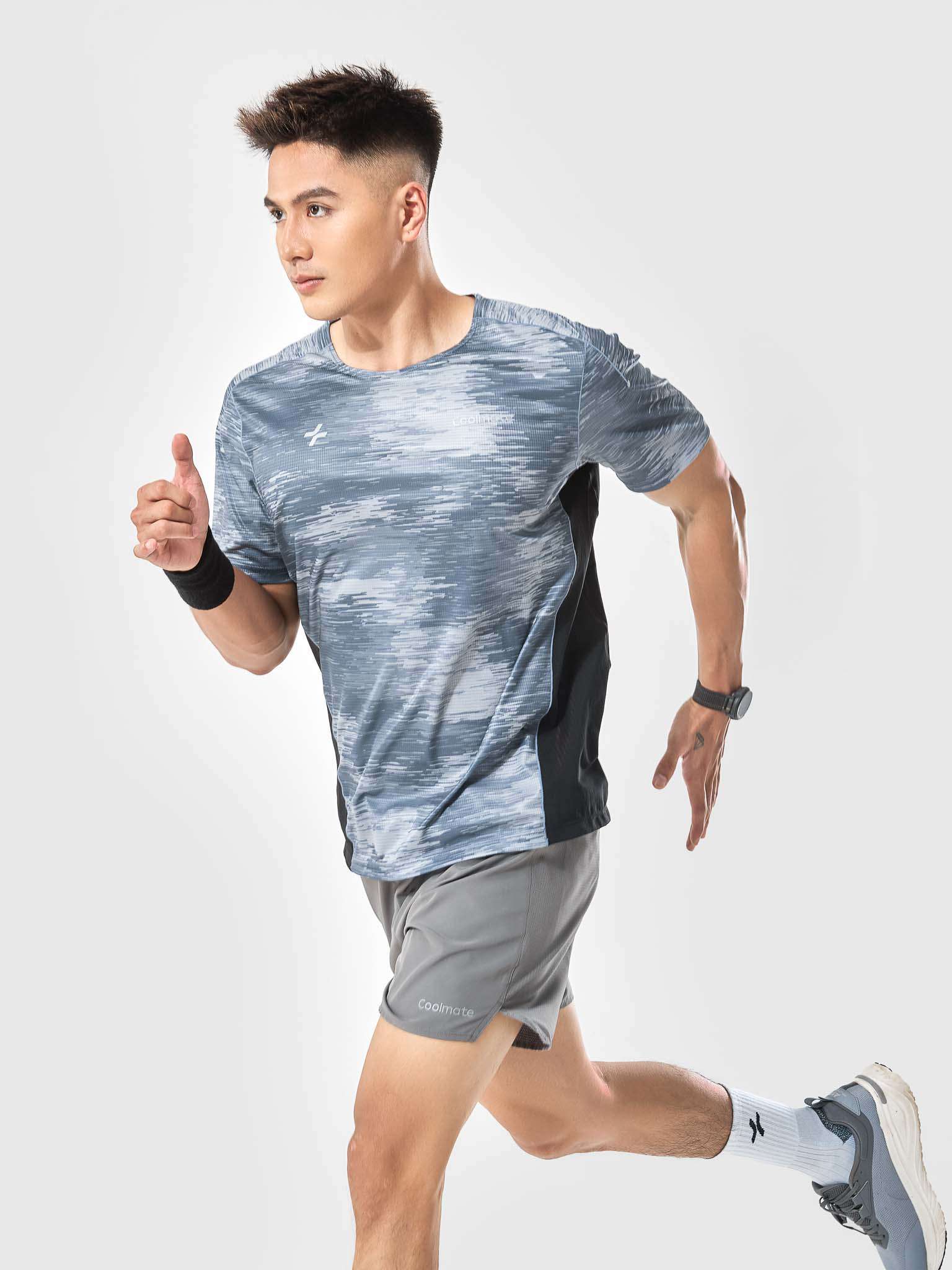 Áo thun chạy bộ Advanced Vent Tech Graphic Camo - undefined