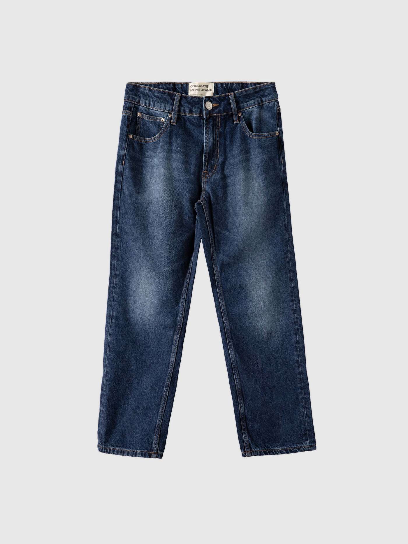 Quần Jeans Nam Basics dáng Straight - undefined