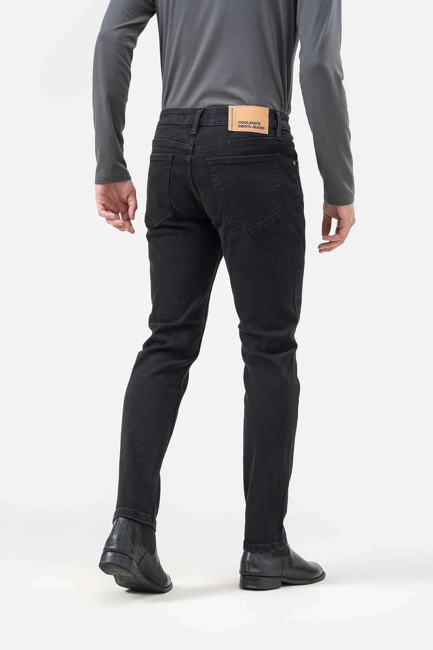Quần Jeans Nam Basics dáng Slim fit - undefined