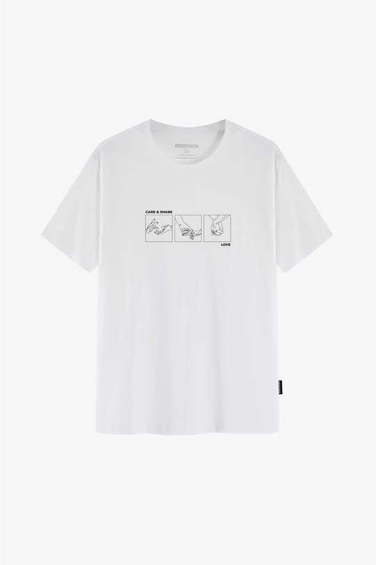 Combo 02 Áo thun cotton Care & Share Valentine hand in hand - undefined