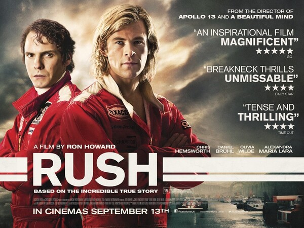 Cuộc đối đầu giữa hai tay đua huyền thoại đang đón chờ bạn trong bộ phim Rush