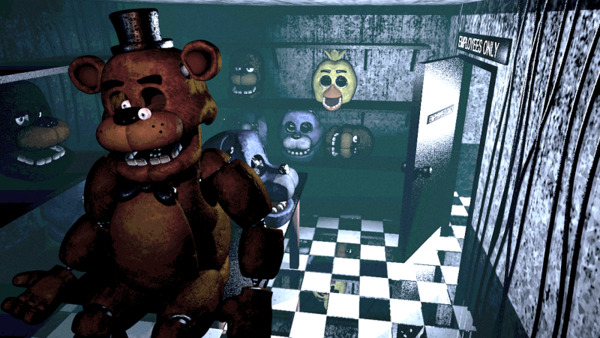Trong game kinh dị online Five Nights at Freddy’s bạn phải chạy trốn khỏi những con thú máy