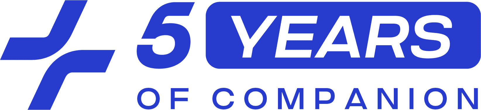 Logo sinh nhật 5 tuổi