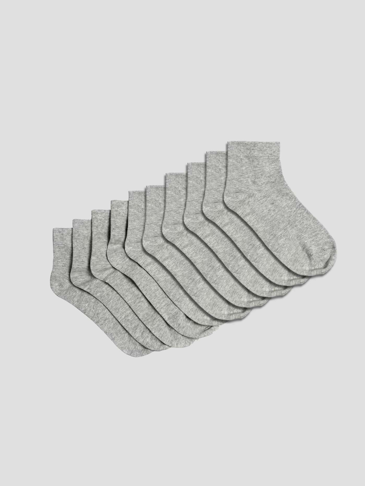 Combo 5 Đôi Tất Nam cổ trung Basics - undefined