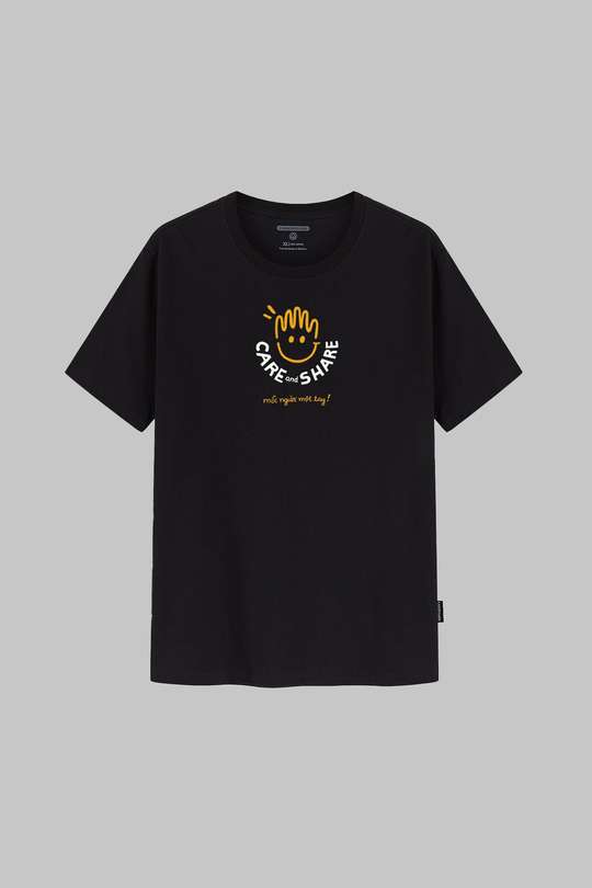 Áo thun Cotton Care & Share Smile - Mỗi người một tay - undefined