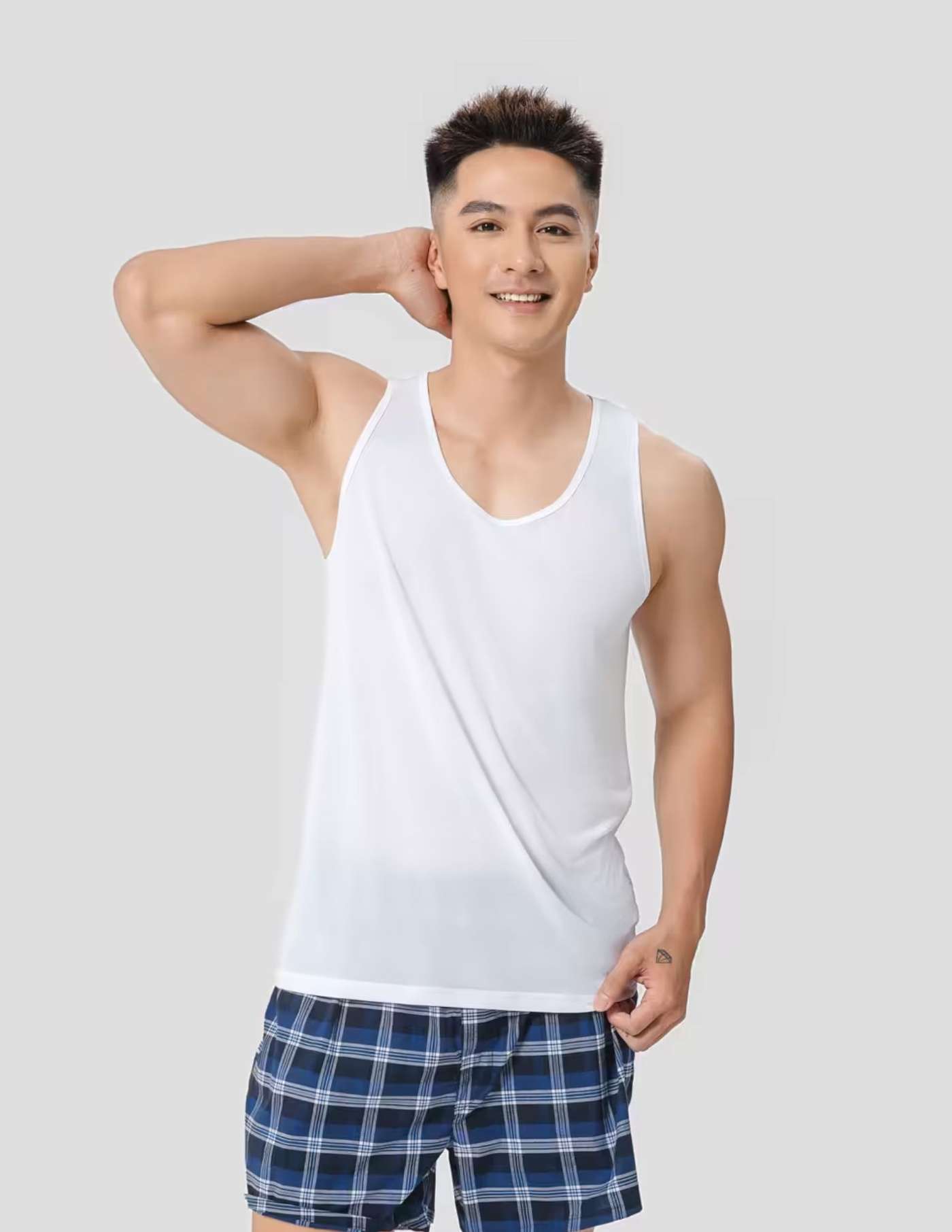 Combo 3 Áo ba lỗ nam mặc trong thoáng khí nhanh khô Excool - undefined