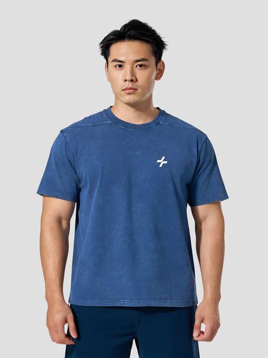 Áo Thun Gym Cotton Oversized Comfort Washed - undefined