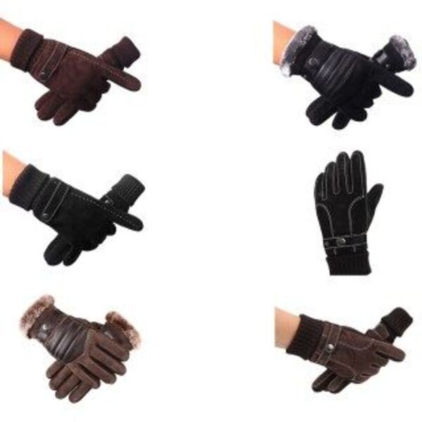 Mẫu găng tay nam phổ biến và quen thuộc nhất, với thiết kế ôm gọn bàn tay và ngón tay
