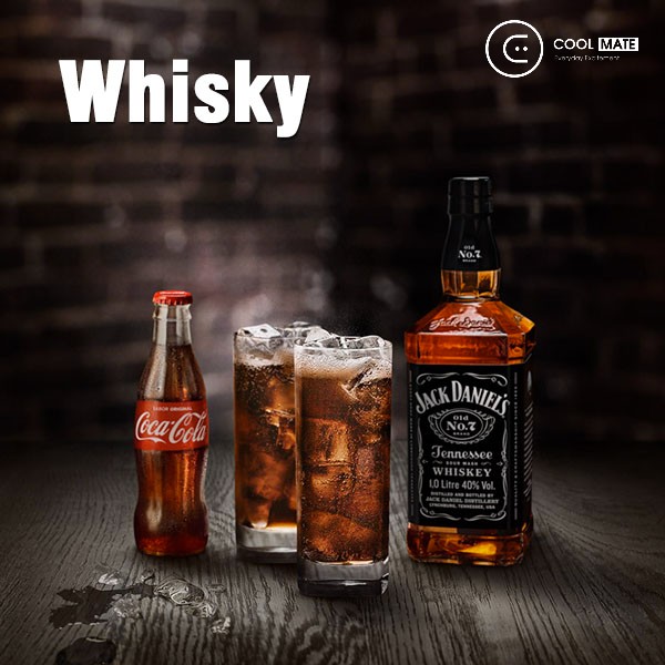 Pha rượu Whisky với coca tạo nên một hương vị đặc biệt