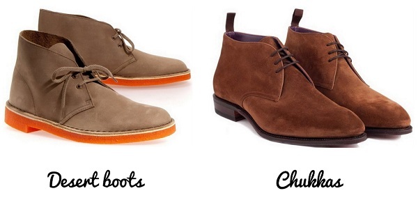 Giày Desert boots được lấy cảm hứng từ giày Chukkas của Mỹ