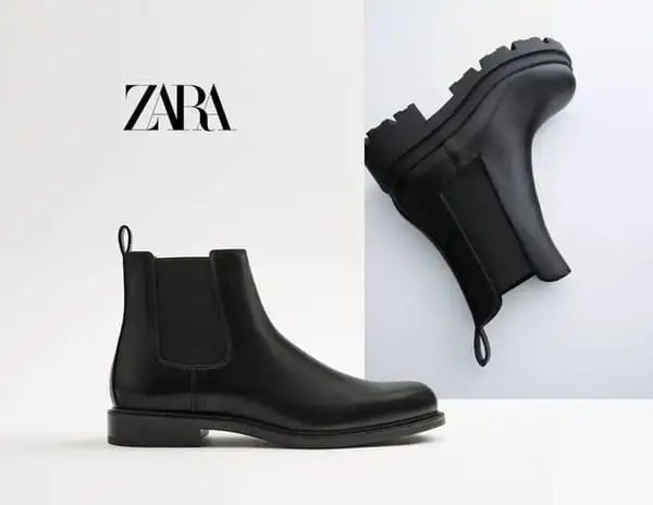  Mẫu chelsea boots của Zara (nguồn ảnh: Zara)