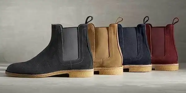 Mẫu chelsea boots với phần chun hai bên