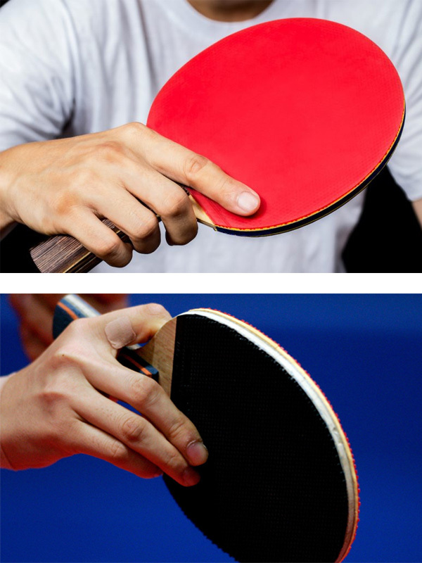Hai cách cầm vợt bóng bàn cơ bản
