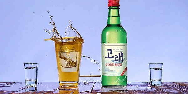 Rượu Soju có nồng độ khoảng 20% - 45%