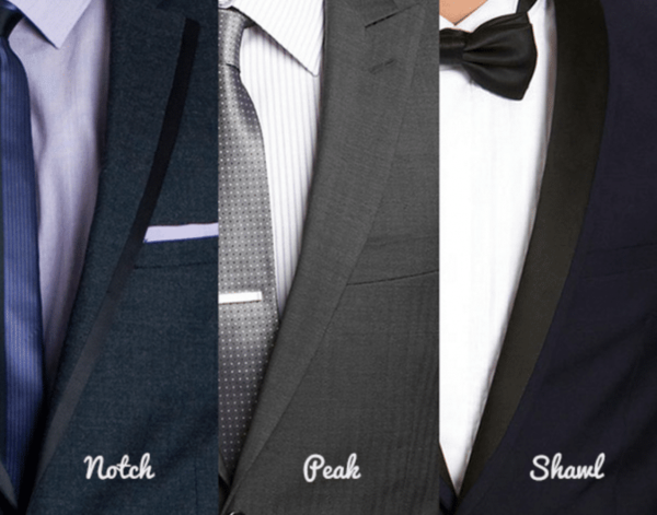 Các kiểu ve áo Tuxedo ( nguồn: Internet)
