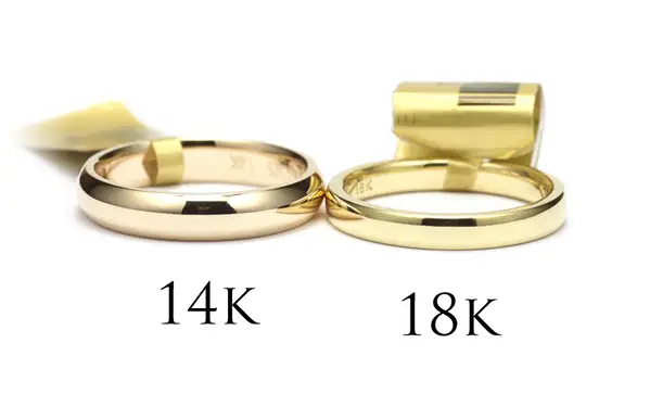 Vàng 14K và 18K là 2 loại vàng tây thông dụng tại Việt Nam