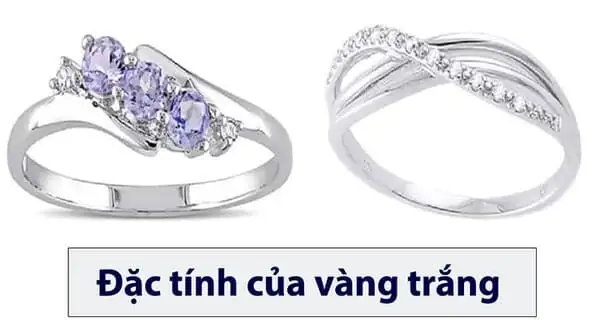 Đặc điểm của vàng trắng