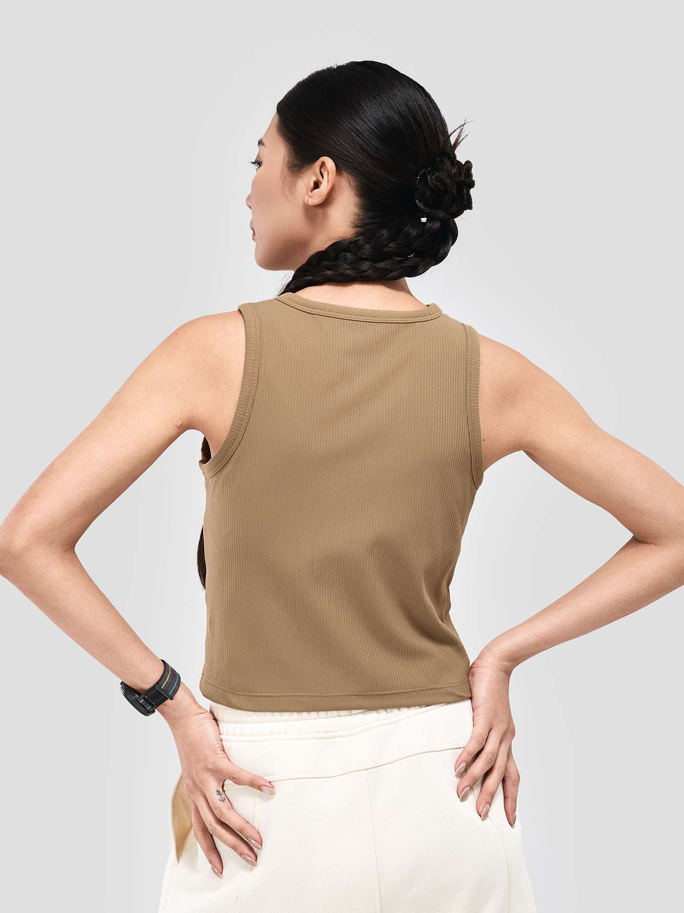 Áo Tank Bra thể thao nữ Aspire Ribbed - undefined