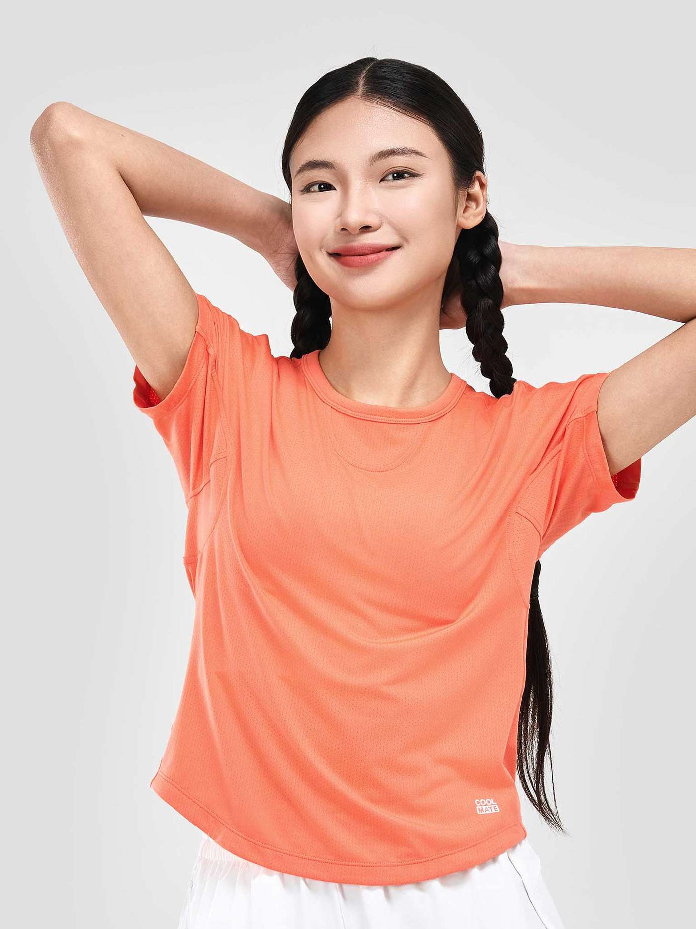 Áo thể thao nữ co giãn Slim Tee - undefined