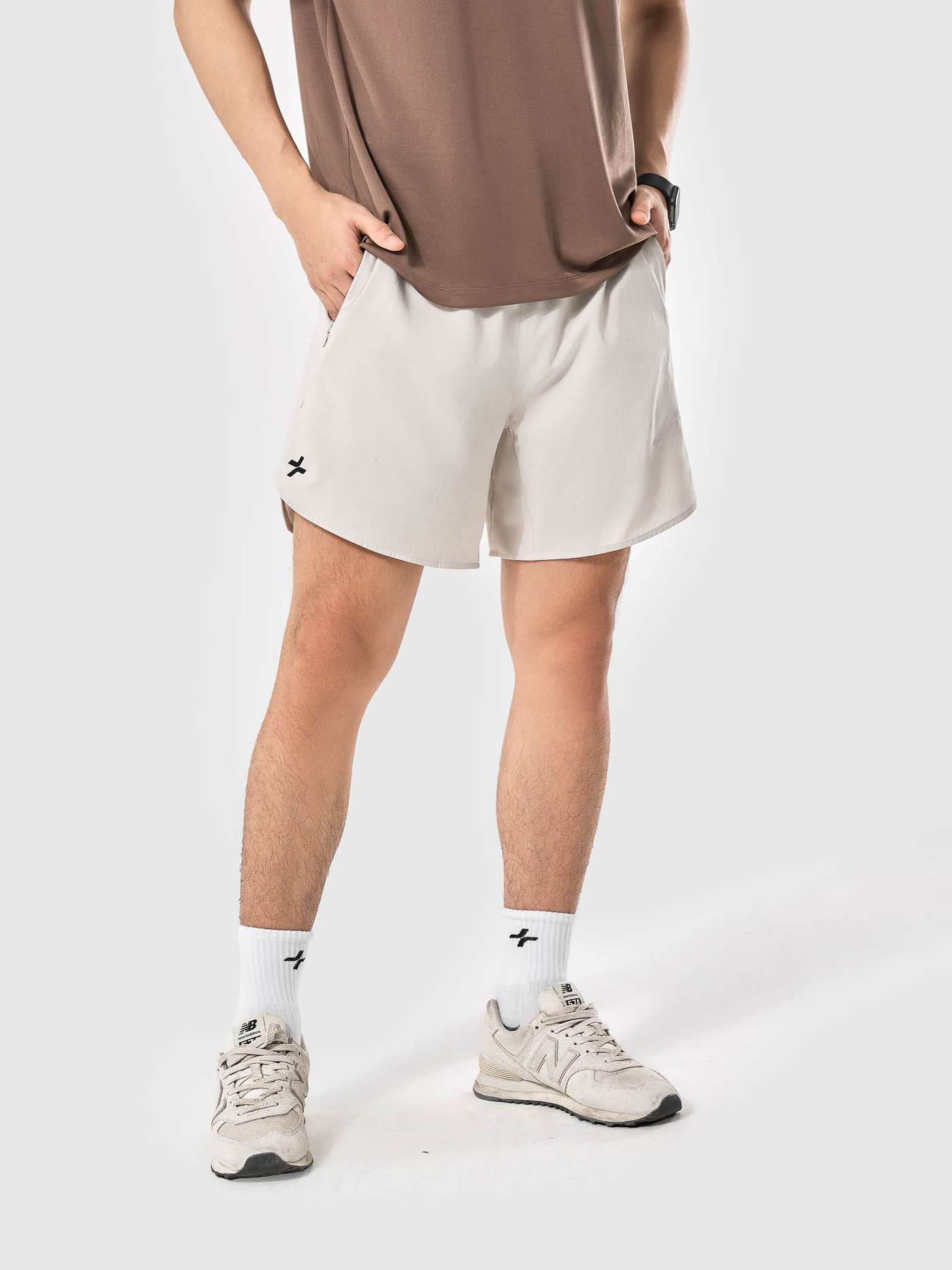 Shorts thể thao nam 6inch túi zipped - undefined
