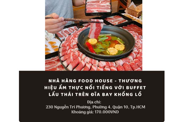 Buffet Lẩu tphcm Food House