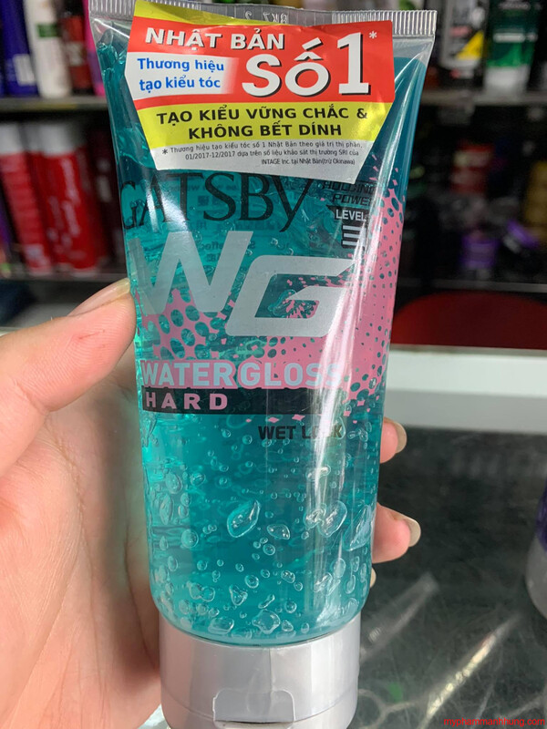 Gel vuốt tóc Gatsby Water Gloss Hard dành cho nam