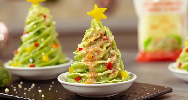 Noel ăn gì? Salad khoai tây cây thông noel