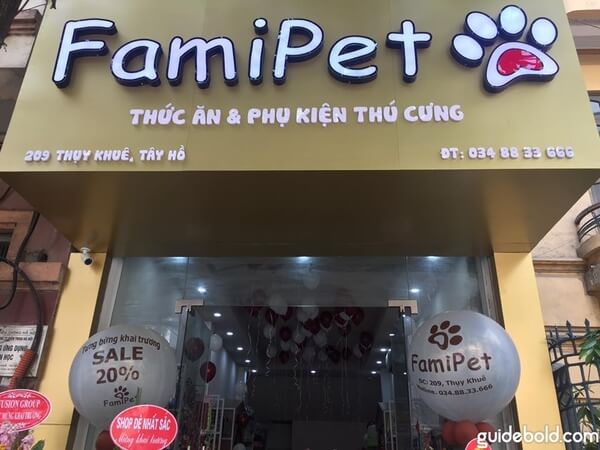 Shop quần áo cho chó mèo - FamiPet