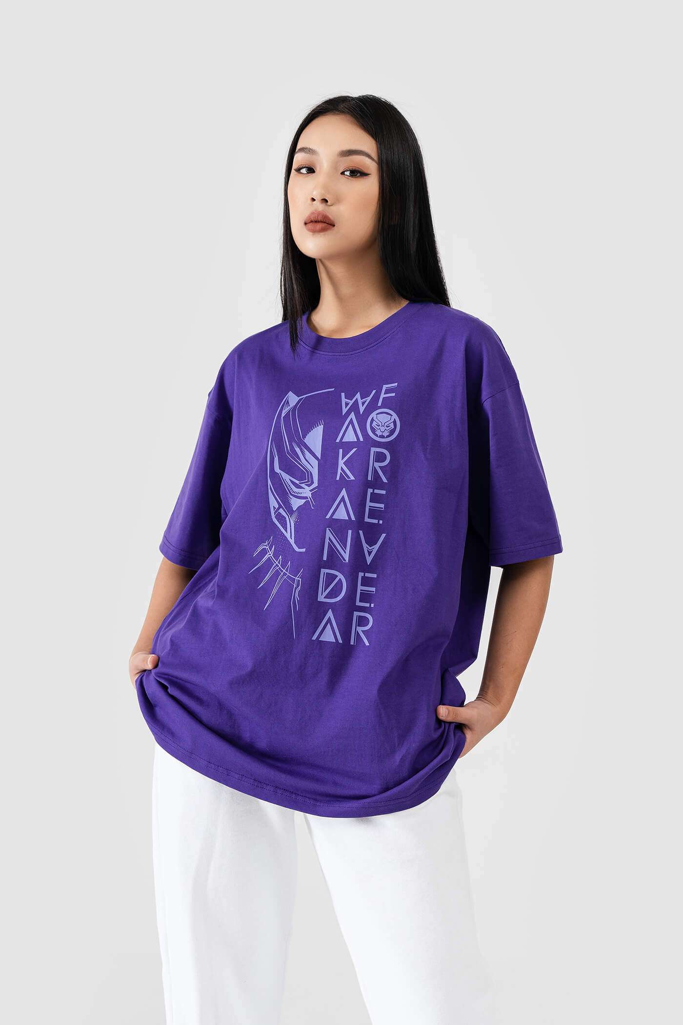 Áo thun Marvel Oversize King4ever - undefined