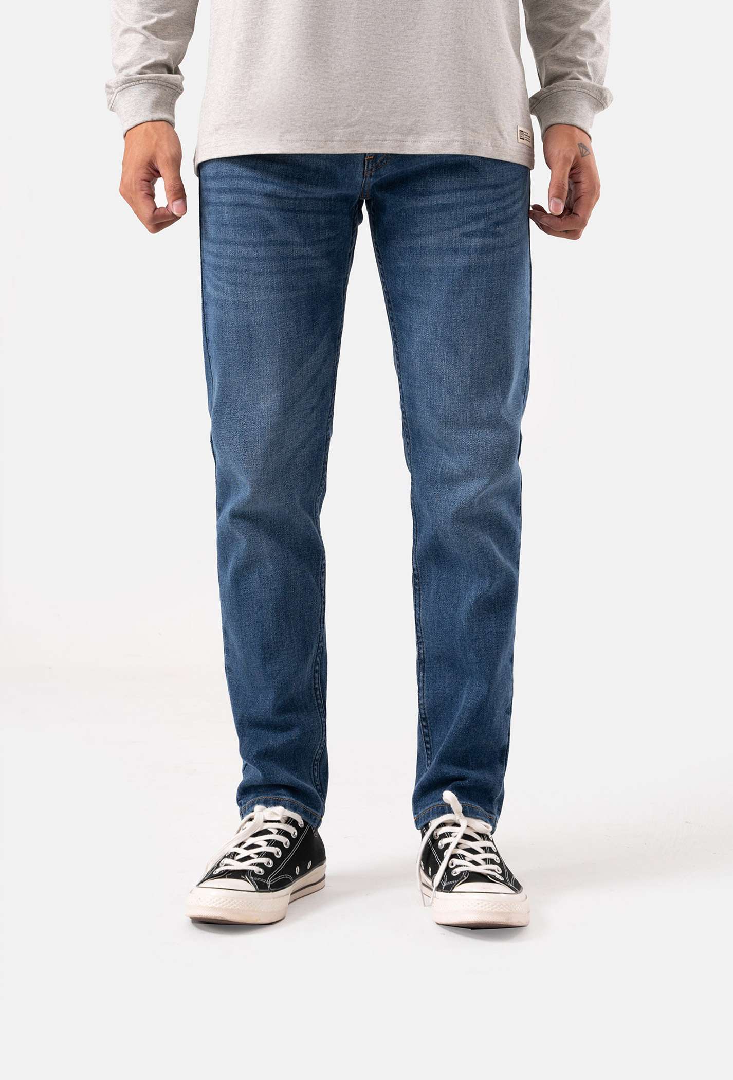 Quần Jeans Basic Slimfit - undefined