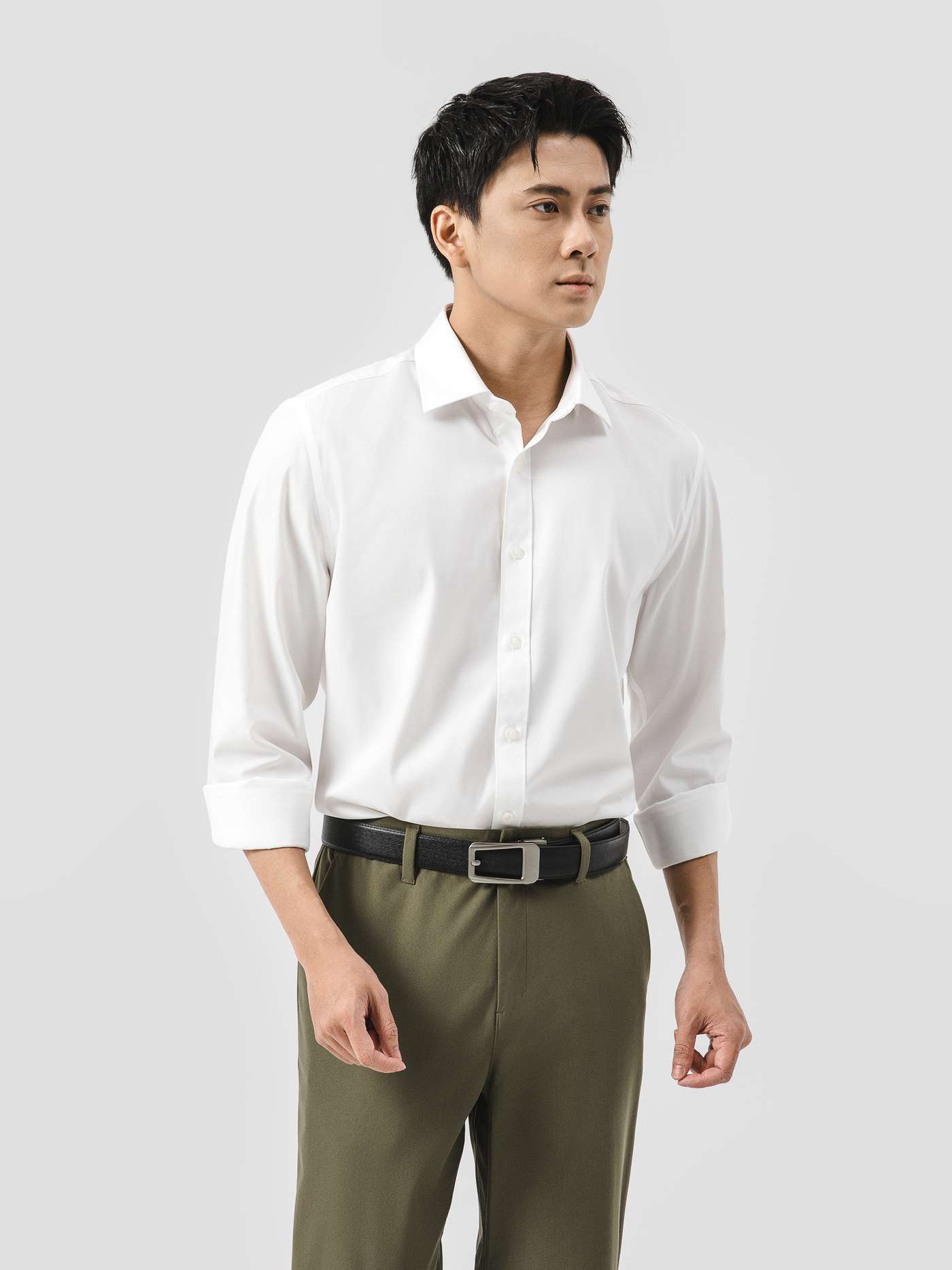 Áo sơ mi dài tay Modal Essential - undefined