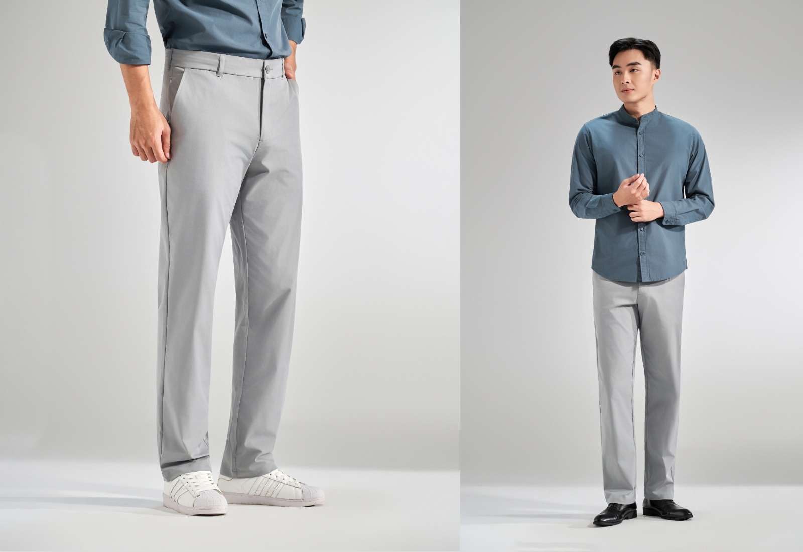 Quần Dài Nam Kaki Excool dáng Straight