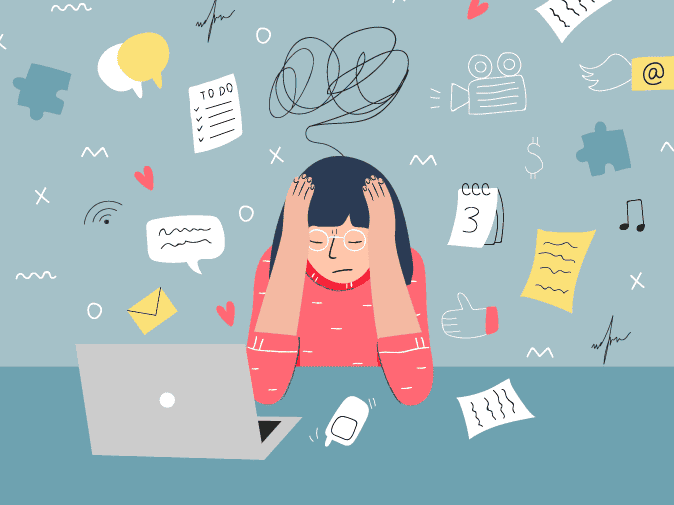 Stress cũng là một nguyên nhân khá phổ biến khiến cho tâm trạng của bạn trở nên tồi tệ