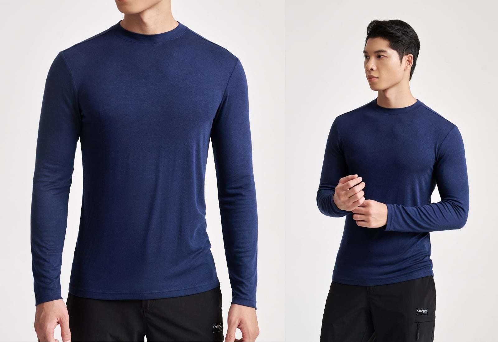 Áo giữ nhiệt Nam ExWarm Cổ thấp