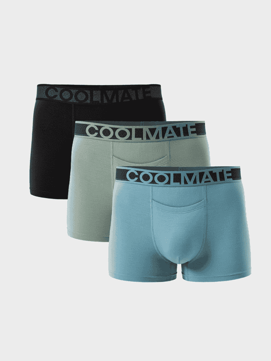 Combo 3 Quần Lót Nam Trunks khe moi Lenzing Modal - undefined