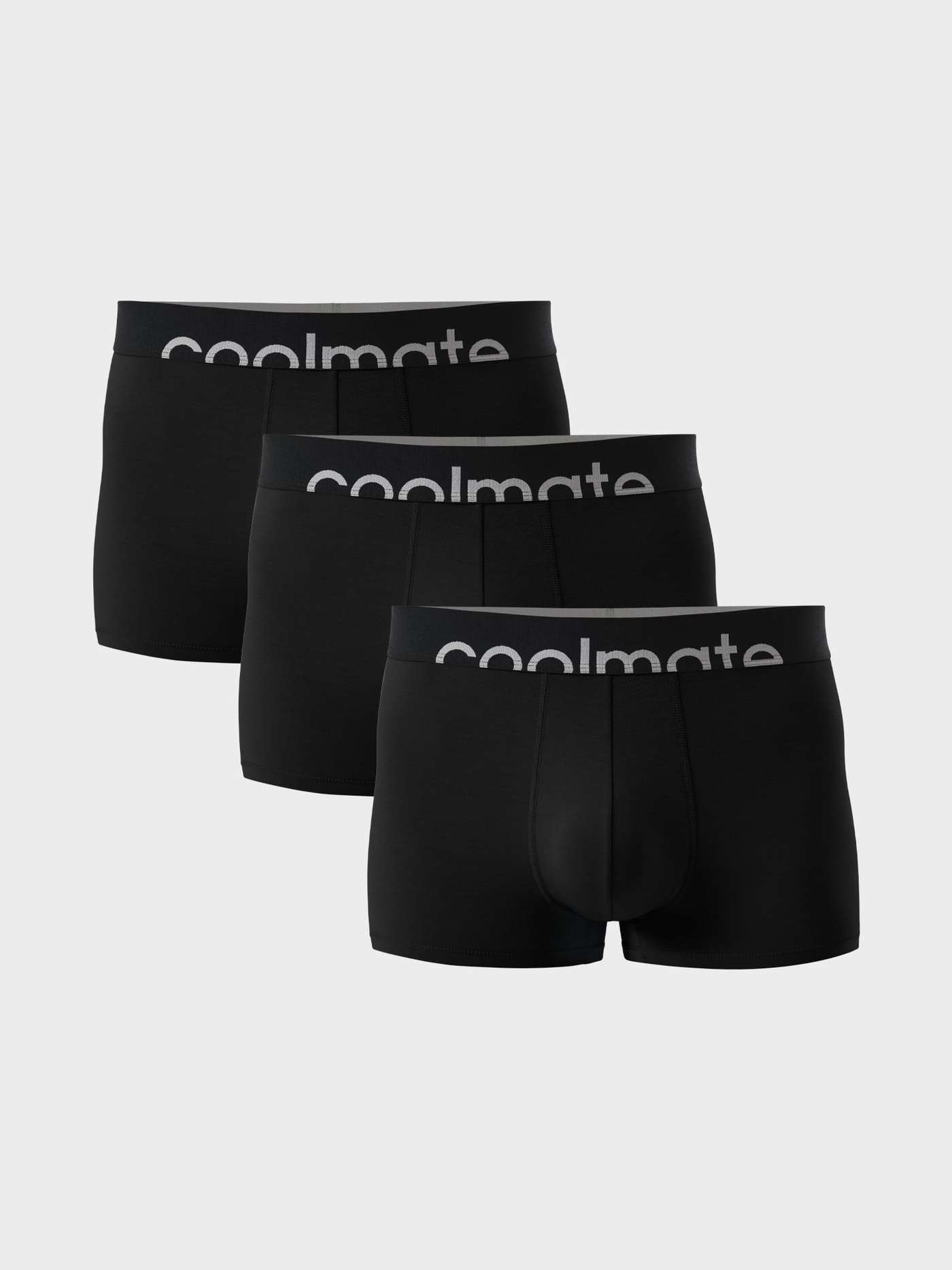 Combo 3 Quần Lót Nam trunk Lenzing Modal cạp logo Coolmate - undefined
