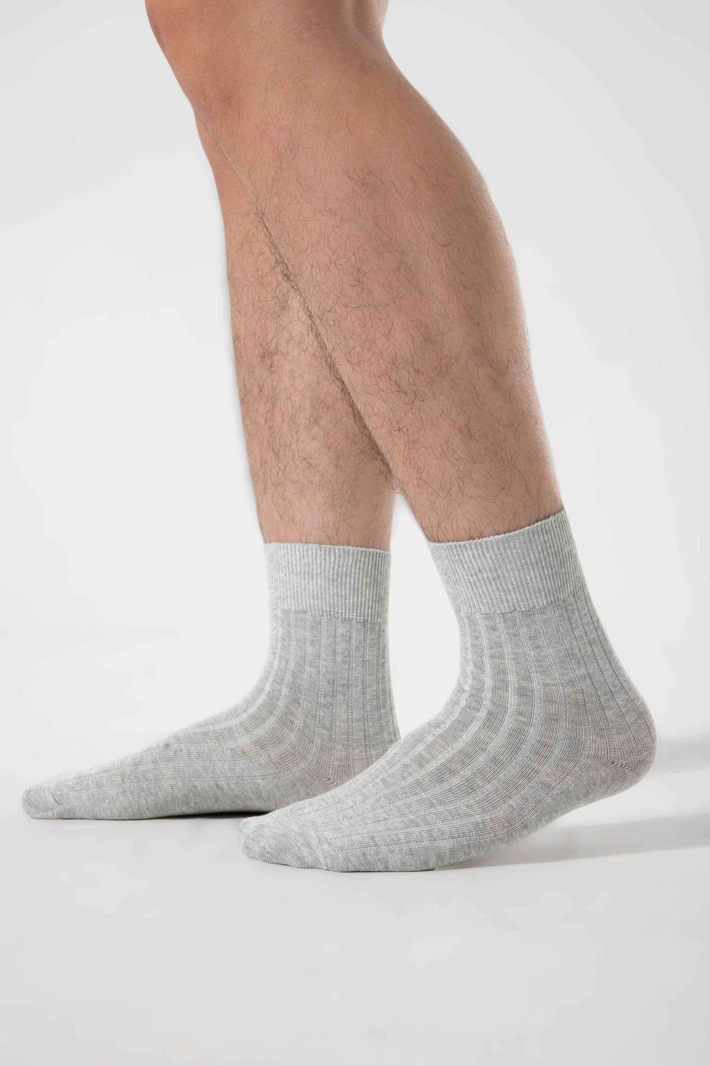 Combo 2 đôi Tất cổ trung Cotton Ribbed Coolmate - undefined