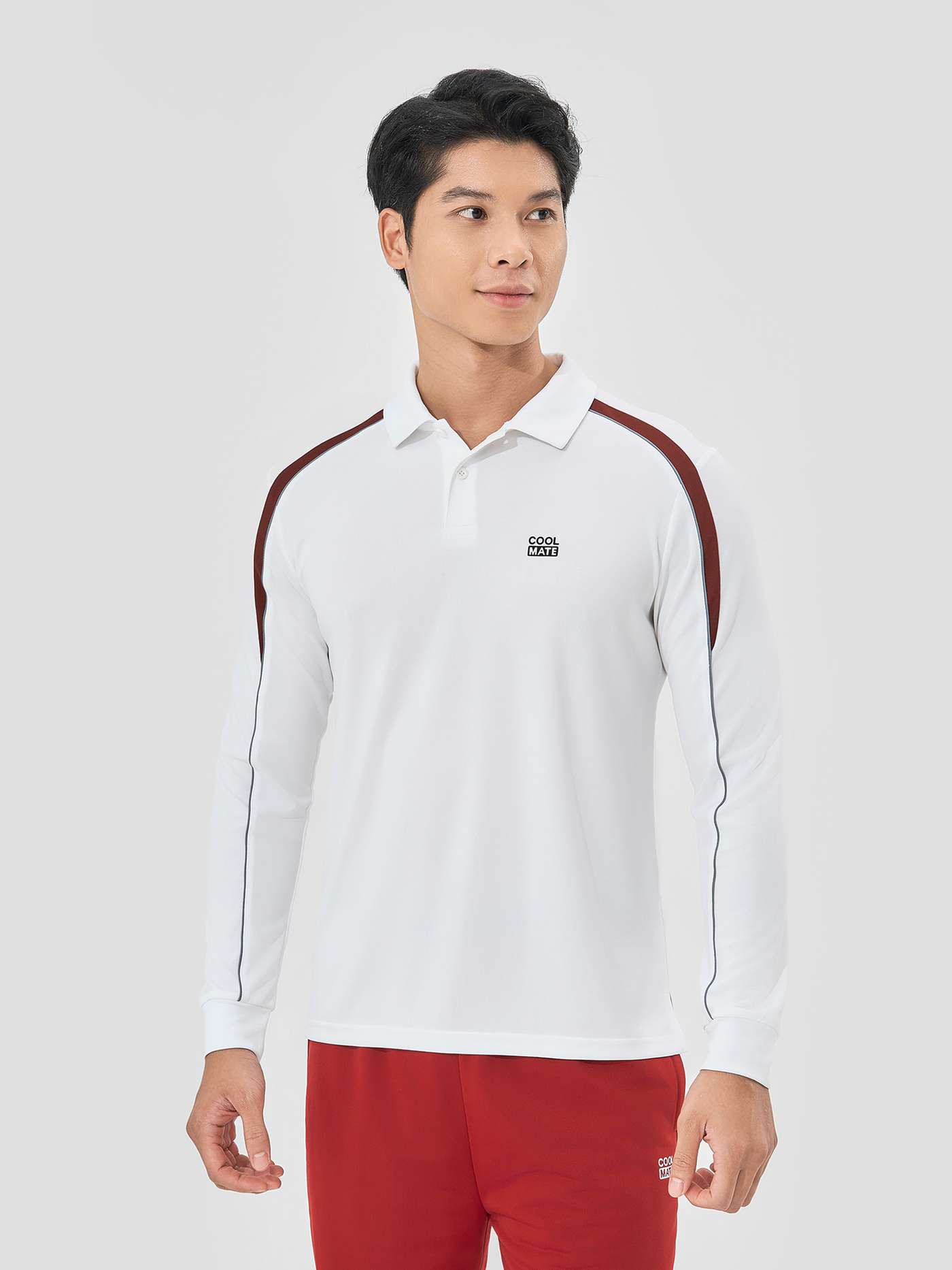 "Phúc Huỳnh x Coolmate" Polo dài tay thể thao Promax Flexline Active - undefined