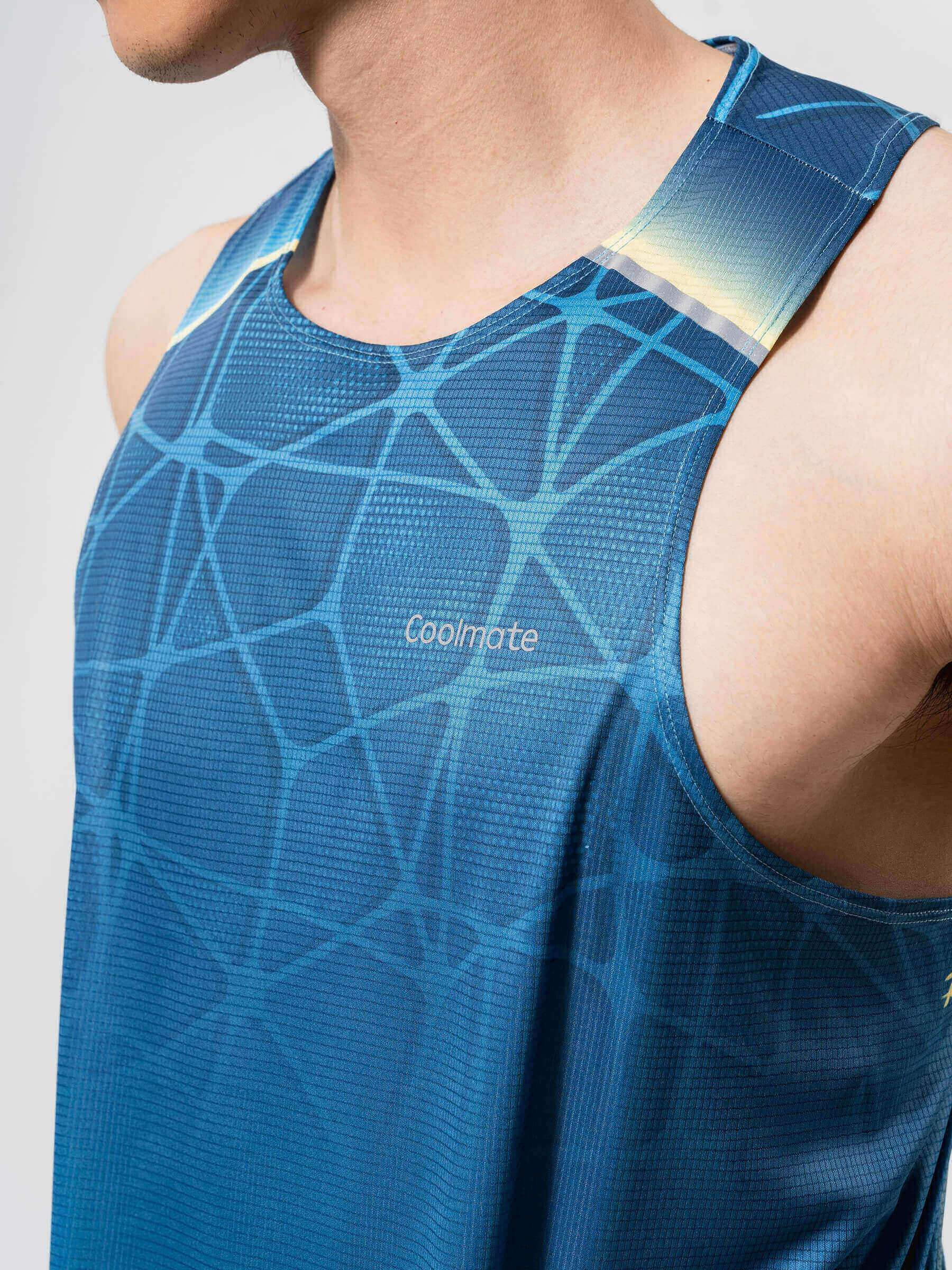 Combo 2 Áo Singlet Nam Chạy Bộ Graphic Photic Zone - undefined