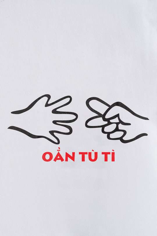 Áo thun Cotton Compact In Lụa VỤN ART Oẳn Tù Tì - undefined