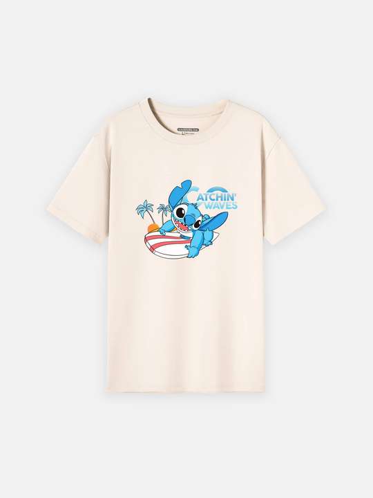 Áo thun Stitch Summer Surfing - undefined