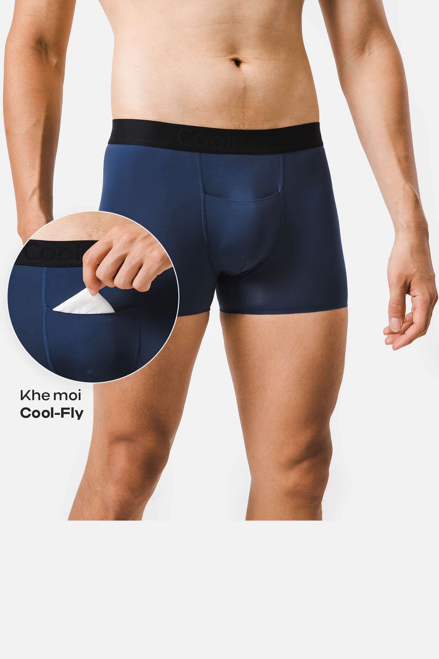 Combo 3 Quần Lót Nam Trunk Ice Cooling Khe Moi - undefined