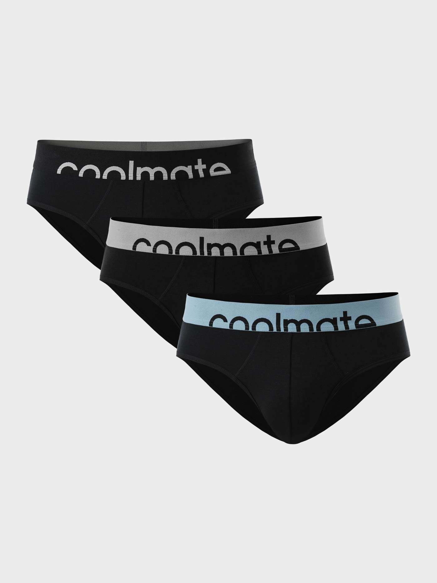 Combo 3 Quần Lót Nam tam giác Lenzing Modal cạp logo Coolmate - undefined