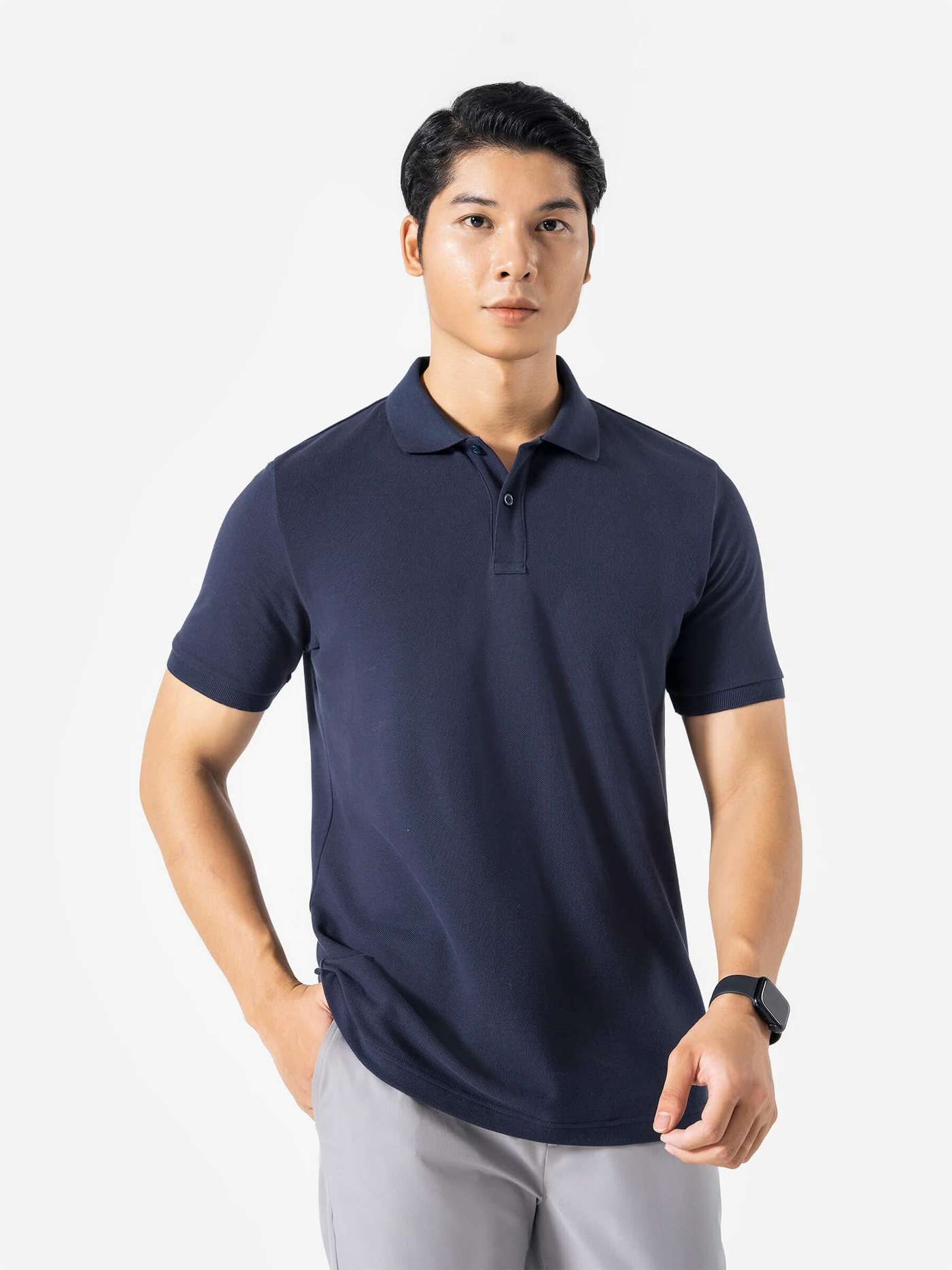 Áo Polo Nam Pique Cotton - undefined