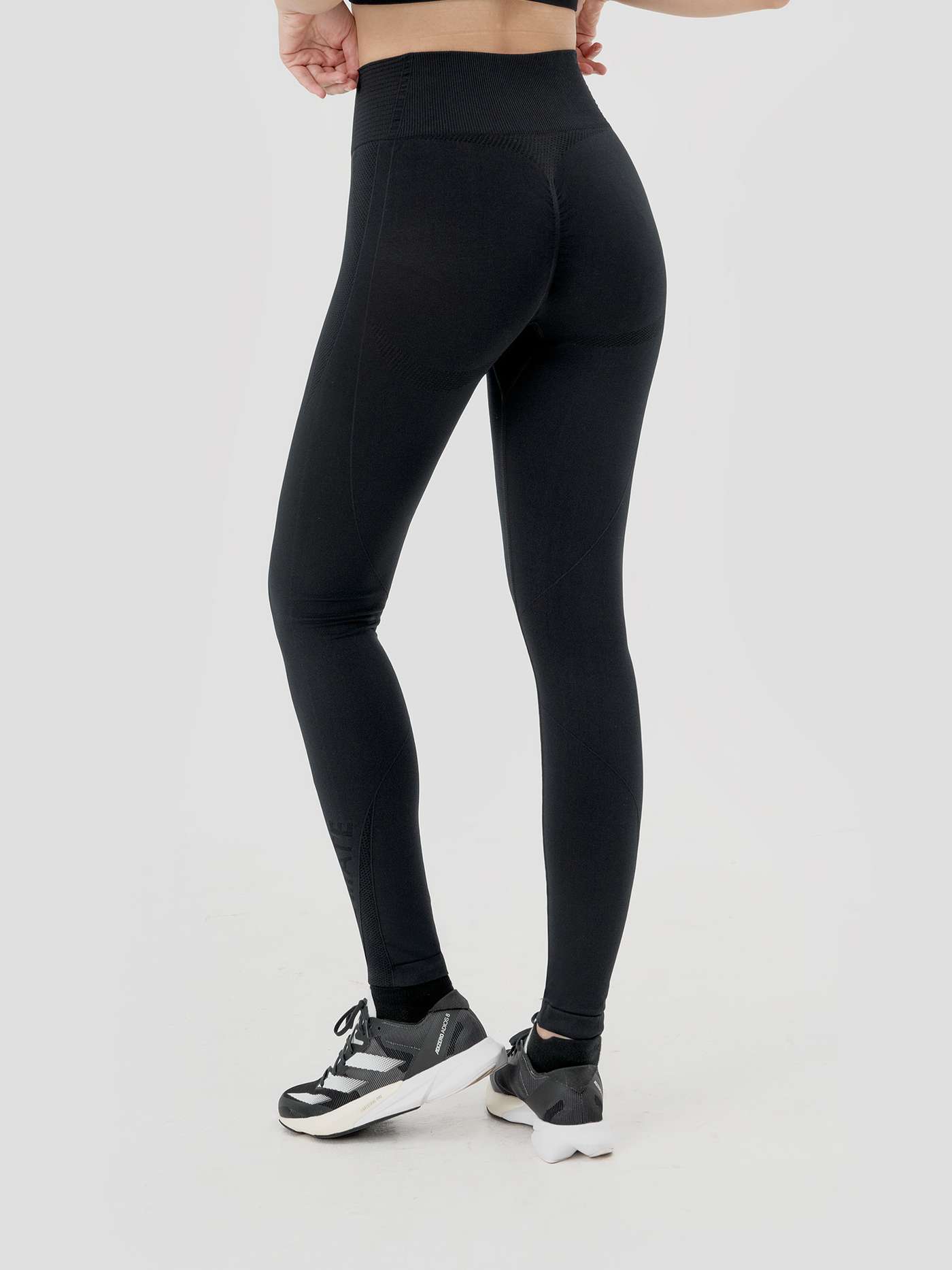 Quần leggings thể thao co giãn Vital Seamless - Đen  - undefined