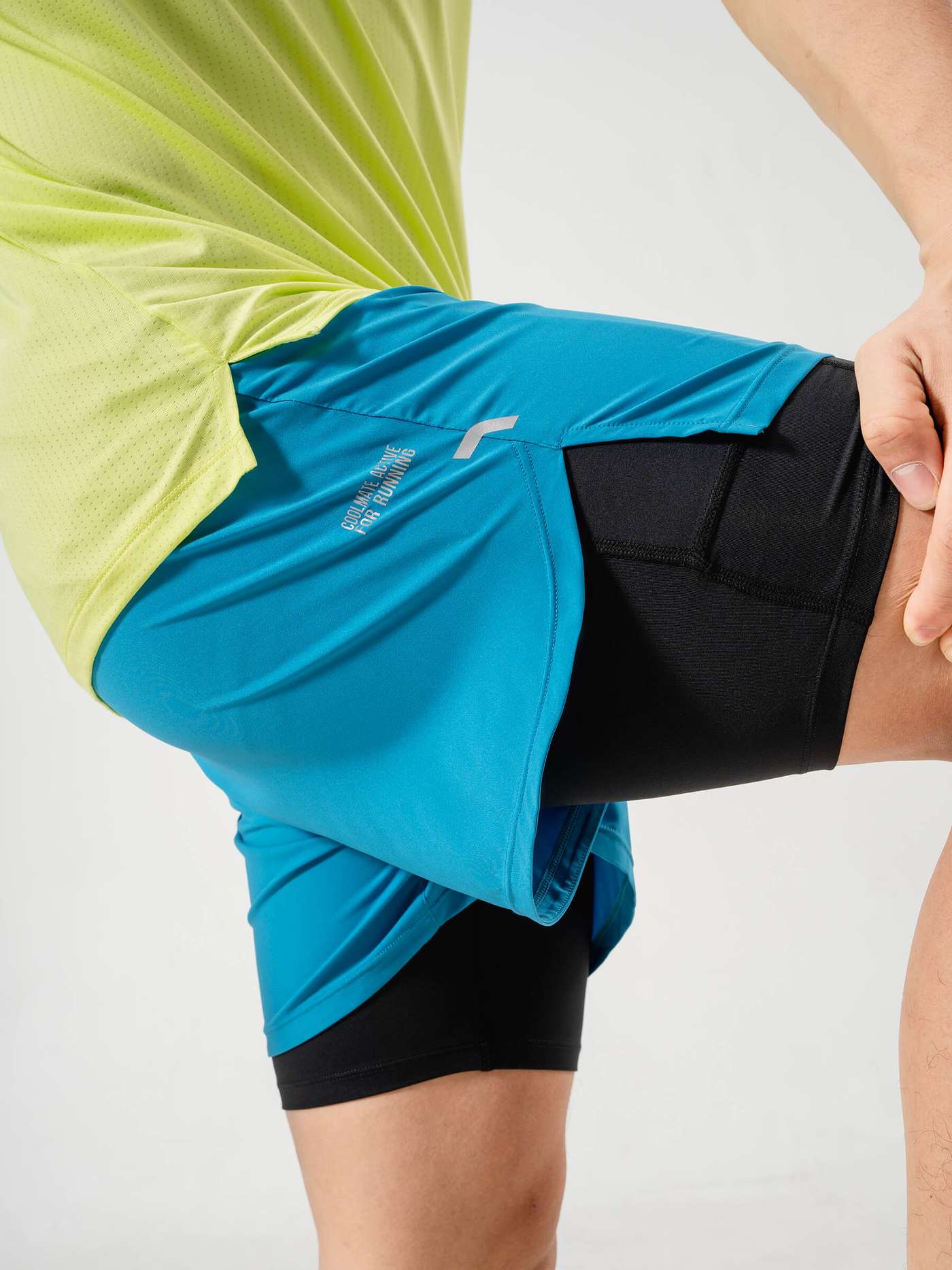 Quần Shorts Chạy Bộ 2 lớp Fast & Free III - undefined