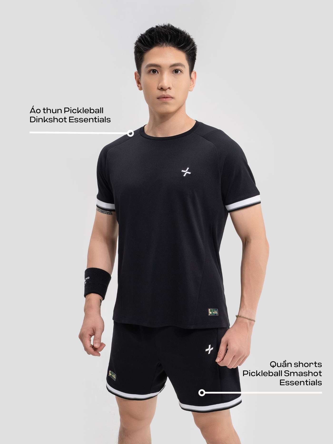 Set Quần + Áo thun Pickleball Dinkshot Essentials - undefined