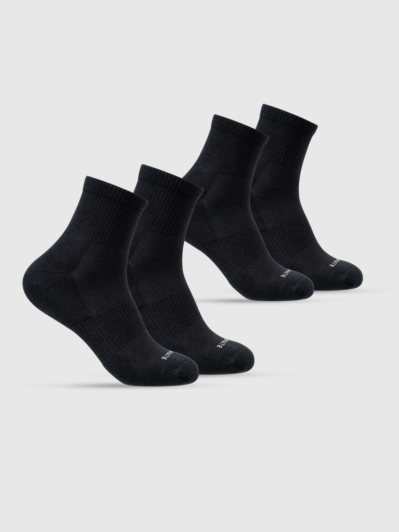 Combo 2 Tất Thể Thao Cổ Trung Cushion - undefined